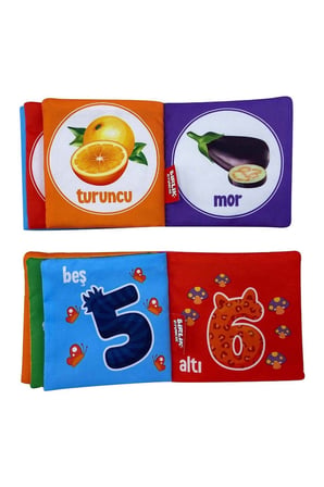 Erkek Çocuk Oyuncak Bebeğimin İlk Kitapçık Seti - 6adet Kız Çocuk Eğitici Oyuncaklar