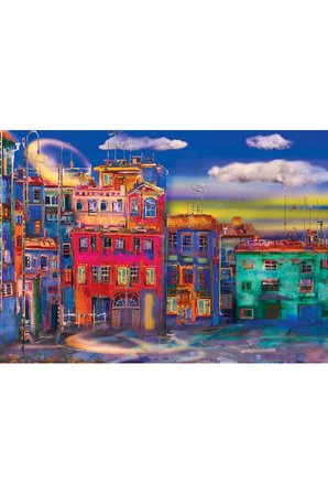 Erkek Çocuk Oyuncak KS Night withthe Moon 1000 Parça Puzzle Kız Çocuk Eğitici Oyuncaklar