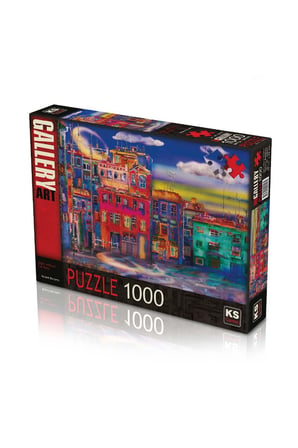 Erkek Çocuk Oyuncak KS Night withthe Moon 1000 Parça Puzzle Kız Çocuk Eğitici Oyuncaklar