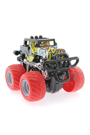 Erkek Çocuk Oyuncak Die Cast Off Road Dev Kırmızı Teker Araba Kız Çocuk Eğitici Oyuncaklar