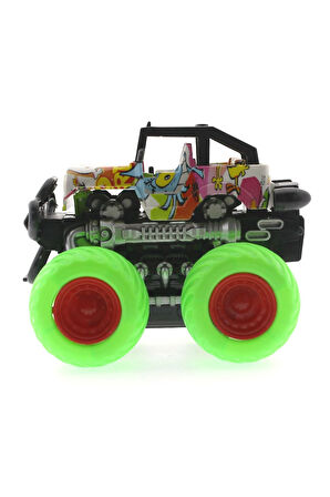 Erkek Çocuk Oyuncak Die Cast Off Road Dev Yeşil Teker Araba Kız Çocuk Eğitici Oyuncaklar