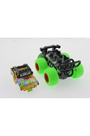 Erkek Çocuk Oyuncak Die Cast Off Road Dev Yeşil Teker Araba Kız Çocuk Eğitici Oyuncaklar