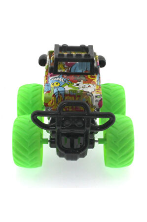 Erkek Çocuk Oyuncak Die Cast Off Road Dev Yeşil Teker Araba Kız Çocuk Eğitici Oyuncaklar