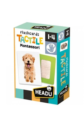 Erkek Çocuk Oyuncak Headu Flashcards Tactile Montessori MU23738 Kız Çocuk Eğitici Oyuncaklar