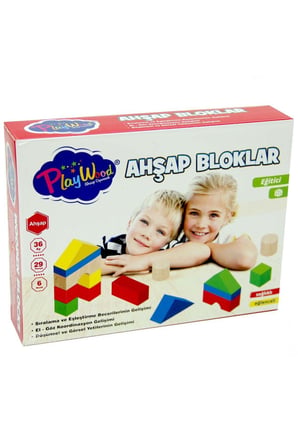 Erkek Çocuk Oyuncak Playwood Eğitici Ahşap Bloklar 29 Parça Kız Çocuk Eğitici Oyuncaklar