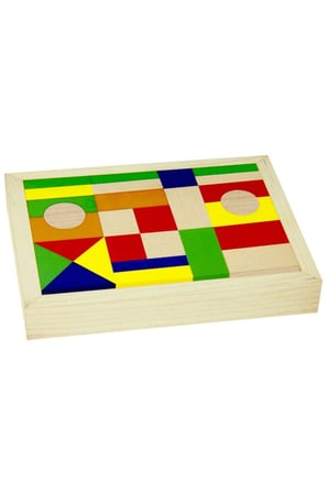 Erkek Çocuk Oyuncak Playwood Eğitici Ahşap Bloklar 29 Parça Kız Çocuk Eğitici Oyuncaklar