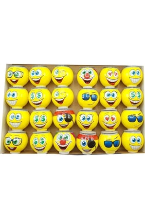 Çocuk Gelişim Oyuncaklar 13Adet Çimoji Emojili Yeni Nesil Çim Adamlar Kız Erkek Çocuk Oyuncak