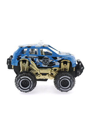 Erkek Çocuk Oyuncak Çek Bırak Mini Off Road Mavi Aracı Kız Çocuk Eğitici Oyuncaklar