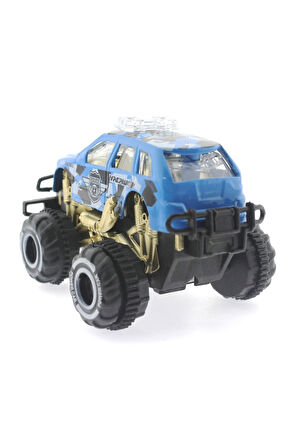 Erkek Çocuk Oyuncak Çek Bırak Mini Off Road Mavi Aracı Kız Çocuk Eğitici Oyuncaklar