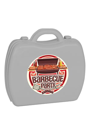Erkek Çocuk Oyuncak Aksesuarlı Çantalı Barbekü Seti 35 Parça Kız Çocuk Eğitici Oyuncaklar