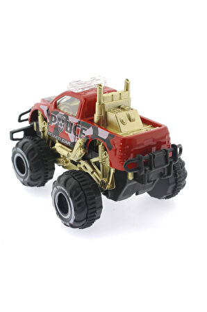 Erkek Çocuk Oyuncak Çek Bırak Mini Off Road Kırmızı Polis Aracı Kız Çocuk Eğitici Oyuncaklar