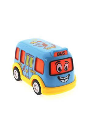 Erkek Çocuk Oyuncak Çek Bırak Mini Sevimli Mavi Otobüs Kız Çocuk Eğitici Oyuncaklar