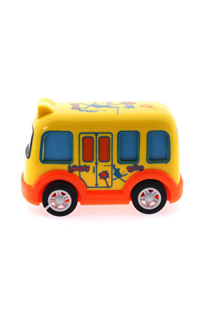 Erkek Çocuk Oyuncak Çek Bırak Mini Sevimli Sarı Otobüs Kız Çocuk Eğitici Oyuncaklar