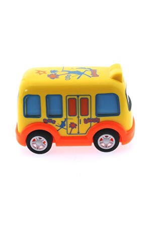 Erkek Çocuk Oyuncak Çek Bırak Mini Sevimli Sarı Otobüs Kız Çocuk Eğitici Oyuncaklar