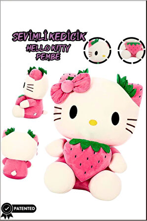 Çocuk Gelişim Oyuncaklar Hello Kitty Peluş Sevimli Oturan Hello Ktty Peluş Karakteri 50Cm Uyku Arkad