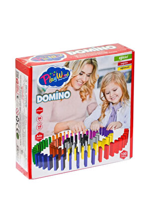 Kız Çocuk Oyuncak Erkek Çocuk Oyuncak Playwood Ahşap Domino Oyunu Eğitici Oyuncaklar