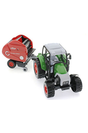 Erkek Çocuk Oyuncak Sürtmeli Die Cast Yeşil Traktörlü Biçerdöver Kız Çocuk Eğitici Oyuncaklar