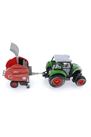 Erkek Çocuk Oyuncak Sürtmeli Die Cast Yeşil Traktörlü Biçerdöver Kız Çocuk Eğitici Oyuncaklar