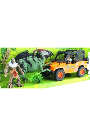 Erkek Çocuk Oyuncak Dinozor Avcısı Jeepli Oyun Seti Kız Çocuk Eğitici Oyuncaklar