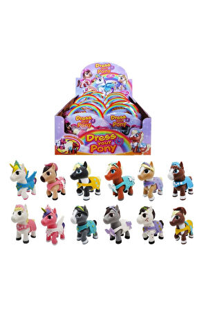 Erkek Çocuk Oyuncak Dress Your Pony Mini Figür Kız Çocuk Eğitici Oyuncaklar