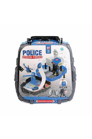 Erkek Çocuk Oyuncak BP-622 Çantada Polis Oyun Seti Kız Çocuk Eğitici Oyuncaklar