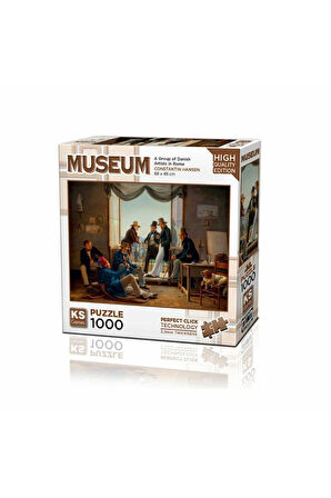 Erkek Çocuk Oyuncak 20660 A Group Of Danish Artist in Rome 1000 Parça Puzzle -KSPuzzle Kız Çocuk Eği
