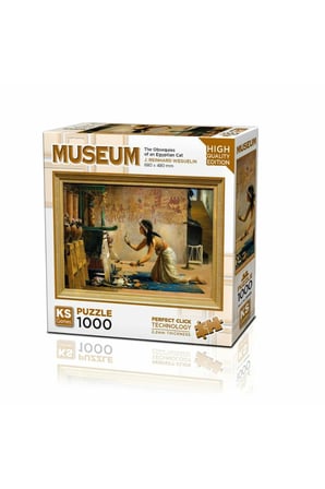 Erkek Çocuk Oyuncak 20668 The Obsequies Of An Egyptian Cat 1000 Parça Puzzle Kız Çocuk Eğitici Oyunc