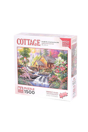 Erkek Çocuk Oyuncak 22027 Songbirds at Summertime Mill 1500 Parça Puzzle -KS Puzzle Kız Çocuk Eğitic