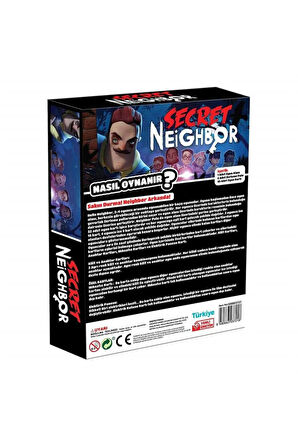 Erkek Çocuk Oyuncak S00003721 Smile Games Hello Neighbor Party Game Kız Çocuk Eğitici Oyuncaklar