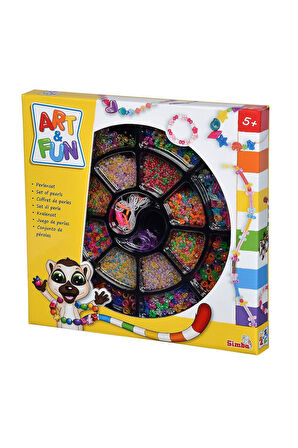 Erkek Çocuk Oyuncak 106374137 Art Fun Beadset Takı Tasarım Seti - Simba Kız Çocuk Eğitici Oyuncaklar