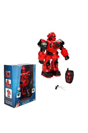 Erkek Çocuk Oyuncak Planet Warrior Sesli ve Işıklı Robot 34cm. Kız Çocuk Eğitici Oyuncaklar