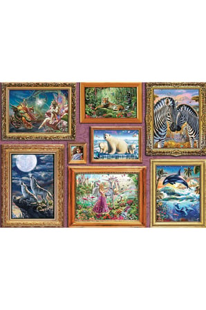 Erkek Çocuk Oyuncak 20546 PUZZLE 1000 GALLERY Kız Çocuk Eğitici Oyuncaklar