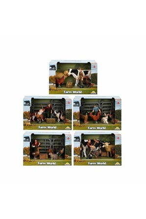 Erkek Çocuk Oyuncak Farm World Çiftlik Hayvanları Seti -1adet stokta olan gönderilir Kız Çocuk Eğiti