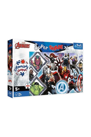 Erkek Çocuk Oyuncak PUZZLE-50018 The Avengers 104 Parça Çocuk Puzzle Kız Çocuk Eğitici Oyuncaklar
