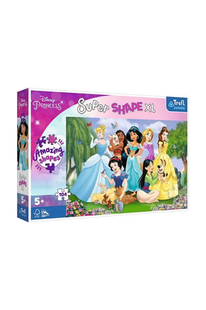 Erkek Çocuk Oyuncak PUZZLE-50019 Princess 104 Parça Çocuk Puzzle Kız Çocuk Eğitici Oyuncaklar