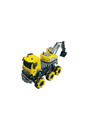 Erkek Çocuk Oyuncak YJ-075-4 1:14 Uzaktan Kumandalı Full Fonksiyon 2.4G Kamyon Kazıcı -Vardem Kız Ço