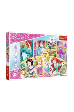 Erkek Çocuk Oyuncak PUZZLE-14294 Princess 24 Parça Maxi Çocuk Puzzle Kız Çocuk Eğitici Oyuncaklar