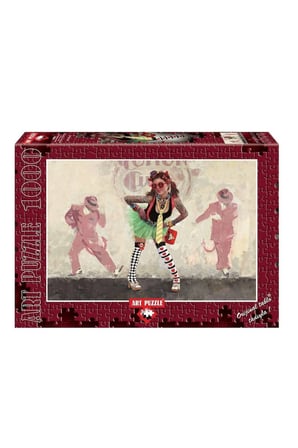 Erkek Çocuk Oyuncak 4355 ART puzzle 1000 parça/ŞEYTAN MI MELEK Mİ Kız Çocuk Eğitici Oyuncaklar