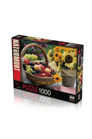 Erkek Çocuk Oyuncak 11227 Puzzle 1000/FRUİT AND SUNFLOWER PUZZLE 1000 PARÇA Kız Çocuk Eğitici Oyunca
