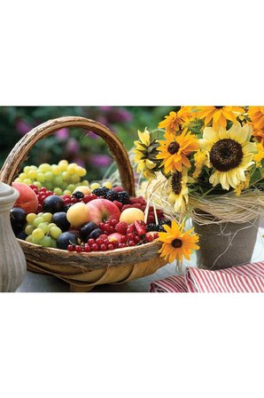 Erkek Çocuk Oyuncak 11227 Puzzle 1000/FRUİT AND SUNFLOWER PUZZLE 1000 PARÇA Kız Çocuk Eğitici Oyunca