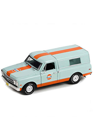 Erkek Çocuk Oyuncak Greenlight 1:24 1968 Chevy C-10 Pickup Light Blue Kız Çocuk Eğitici Oyuncaklar