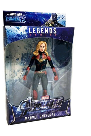 Çocuk Gelişim Oyuncaklar Captain Marvel Süper Kahramanlar Işıklı Figür Kız Erkek Çocuk Oyuncak