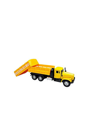 Erkek Çocuk Oyuncak WK-2217-8 Çek Bırak Damperli Kamyon 1:50 -1adet stokta olan gönderilir Kız Çocuk