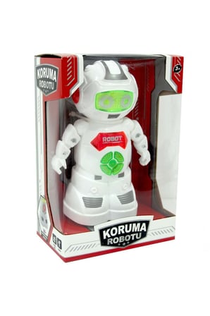 Erkek Çocuk Oyuncak Türkçe Konuşan Pilli Koruma Robotu - CNM28 Kız Çocuk Eğitici Oyuncaklar