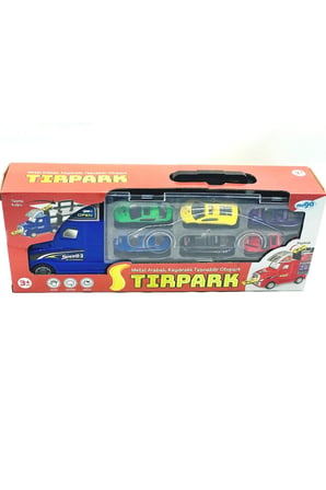 Erkek Çocuk Oyuncak Taşınabilir Die Cast Metal Araçlı Kaydıraklı Tır Kız Çocuk Eğitici Oyuncaklar