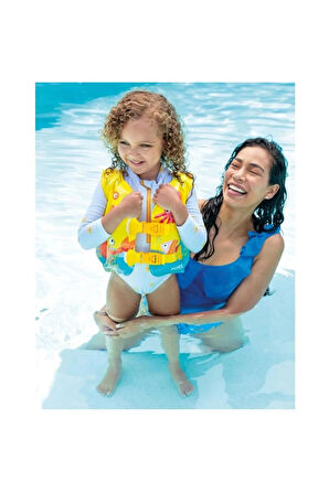 Erkek Çocuk Oyuncak Intex Balık Desenli Baskılı Yelek 41x30cm (3-5 Yaş) Kız Çocuk Eğitici Oyuncaklar