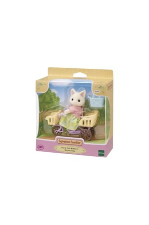 Erkek Çocuk Oyuncak 5680 Sylvanian Families Çiçekli Kedi Anne ve Bisikleti +3 yaş Kız Çocuk Eğitici