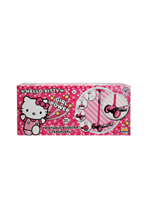 Erkek Çocuk Oyuncak Hello Kitty 3 Tekerlekli Twistable Scooter Kız Çocuk Eğitici Oyuncaklar