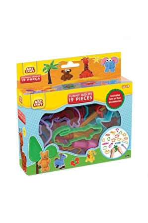 Erkek Çocuk Oyuncak Dede Art Craft Eğlenceli Kalıplar 19 Parça Kız Çocuk Eğitici Oyuncaklar