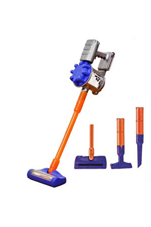 Erkek Çocuk Oyuncak Vacuum Cleaner Pilli Kablosuz Oyuncak Dikey Elektrik Süpürgesi - 0283U Kız Çocuk